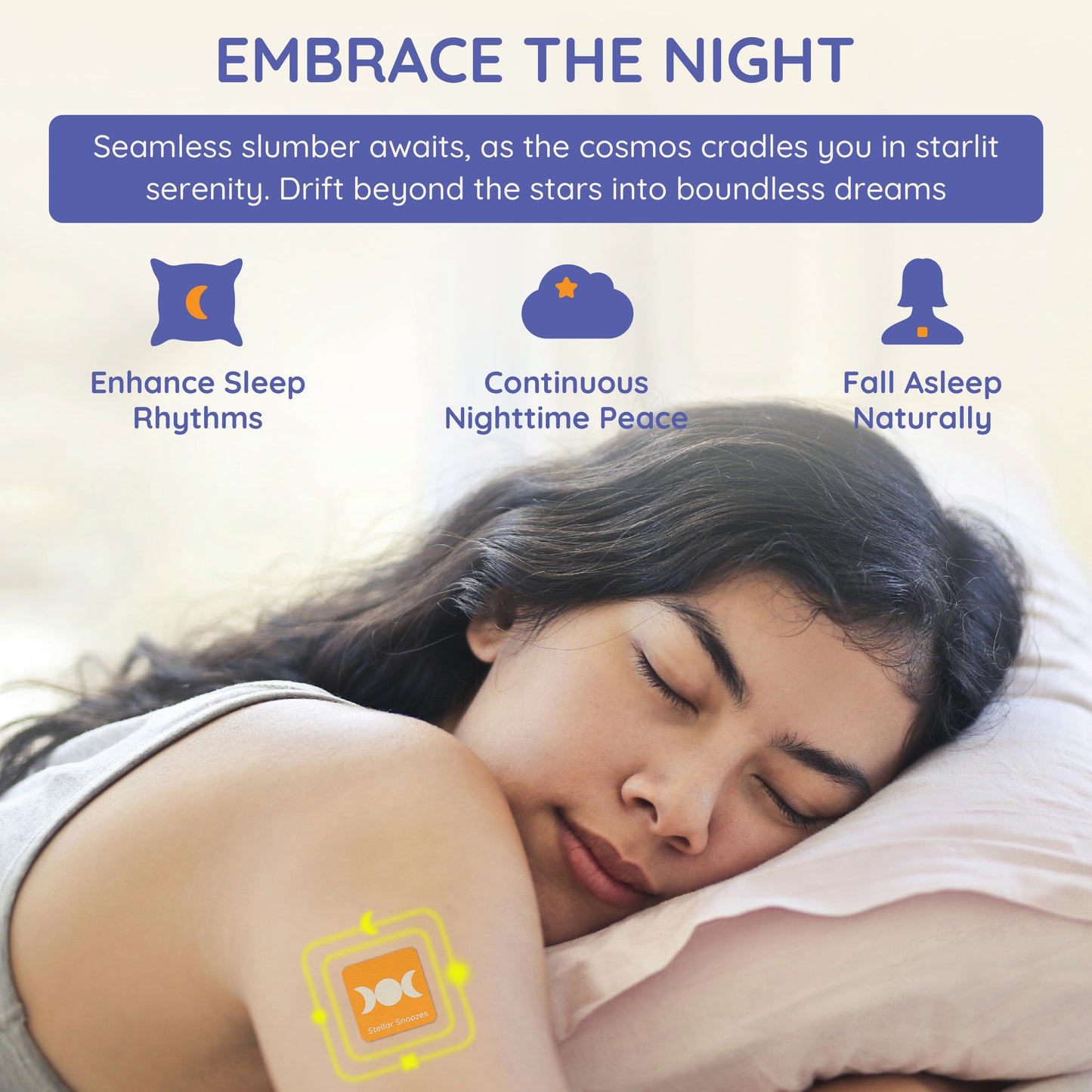 Naptuno Sleep Patches for Adults Extra Strength - 30 Pack, Lunar Lavender for Better Deep Sleep, Natural Ingredients Sleepy Stickers for Men and Women