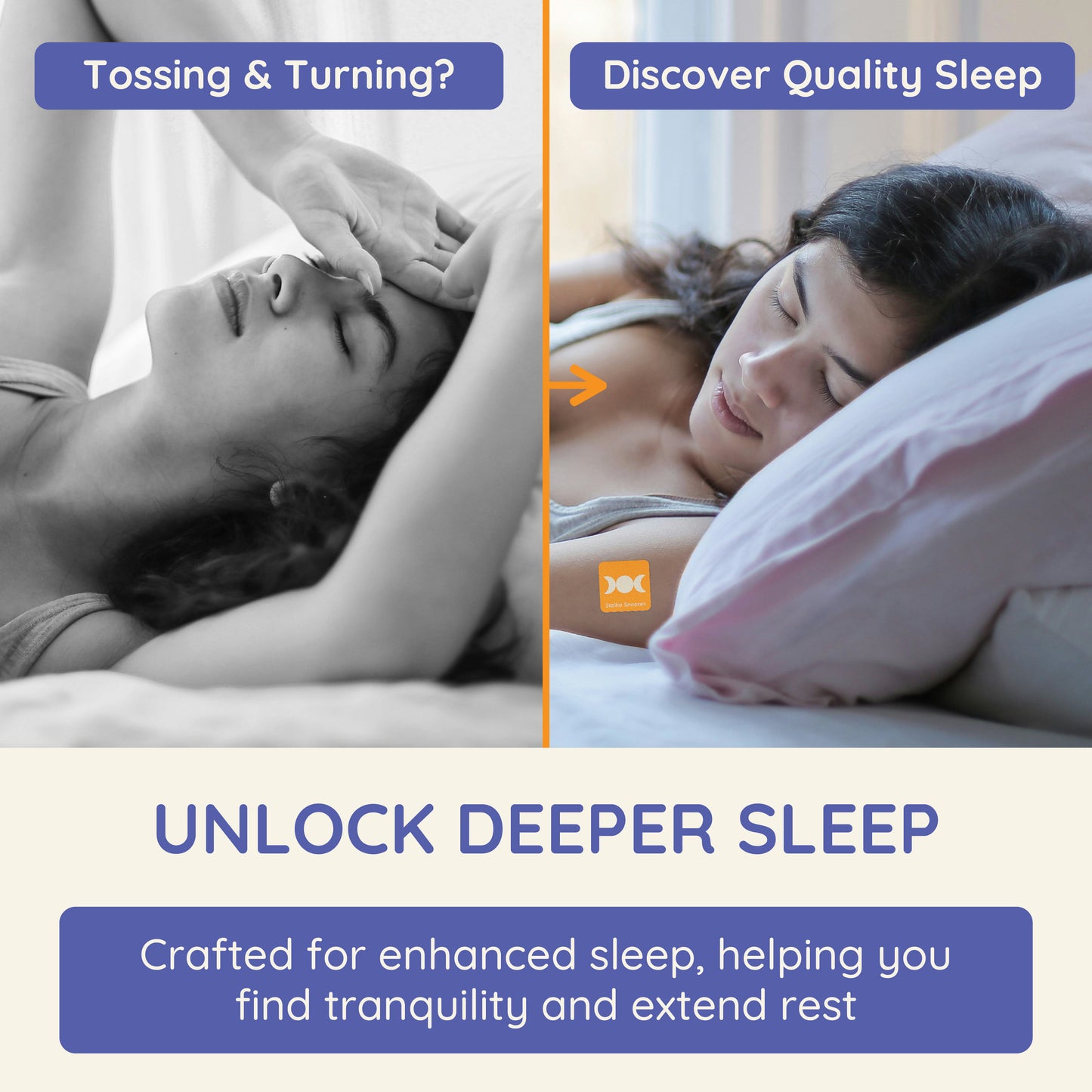 Naptuno Sleep Patches for Adults Extra Strength - 30 Pack, Lunar Lavender for Better Deep Sleep, Natural Ingredients Sleepy Stickers for Men and Women