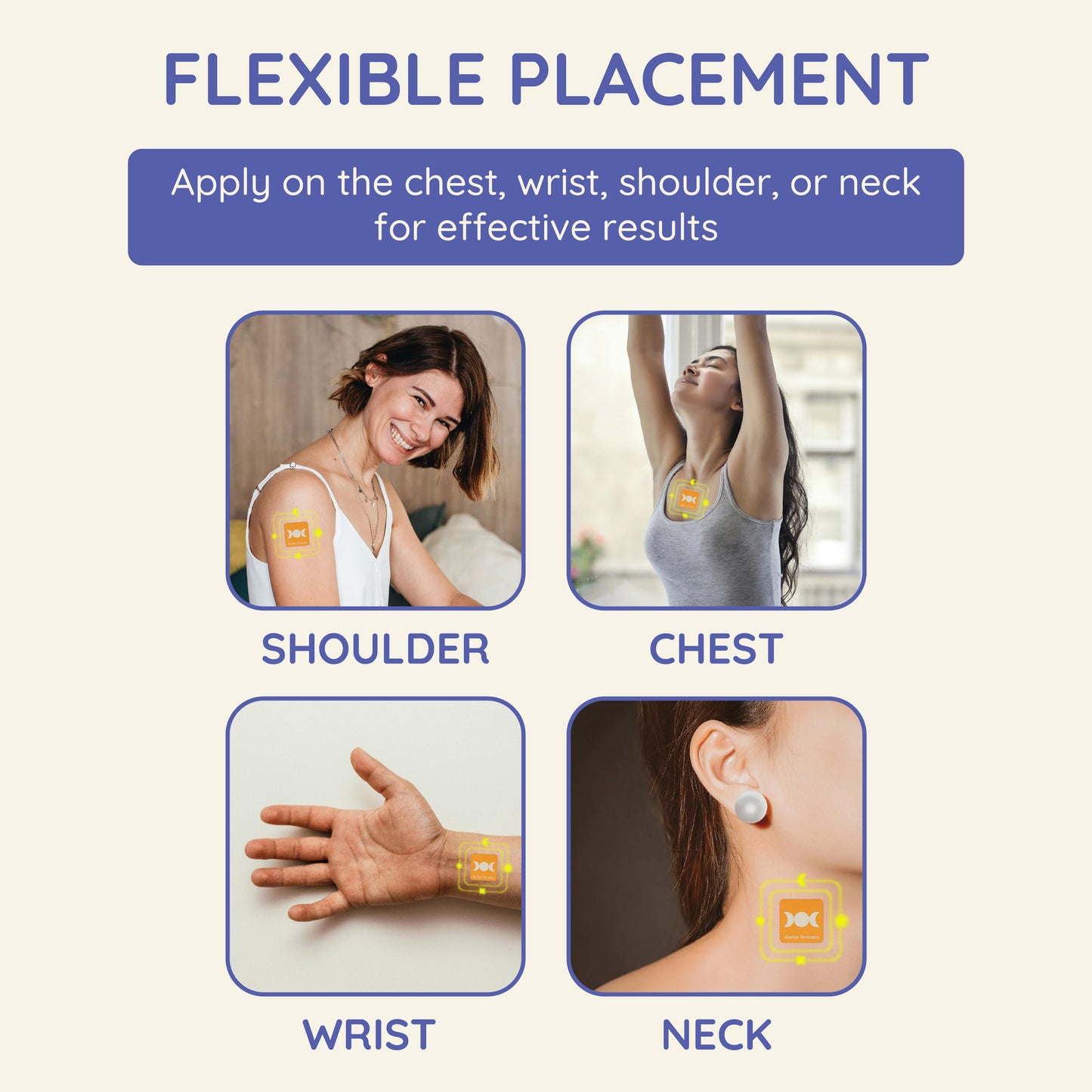 Naptuno Sleep Patches for Adults Extra Strength - 30 Pack, Lunar Lavender for Better Deep Sleep, Natural Ingredients Sleepy Stickers for Men and Women